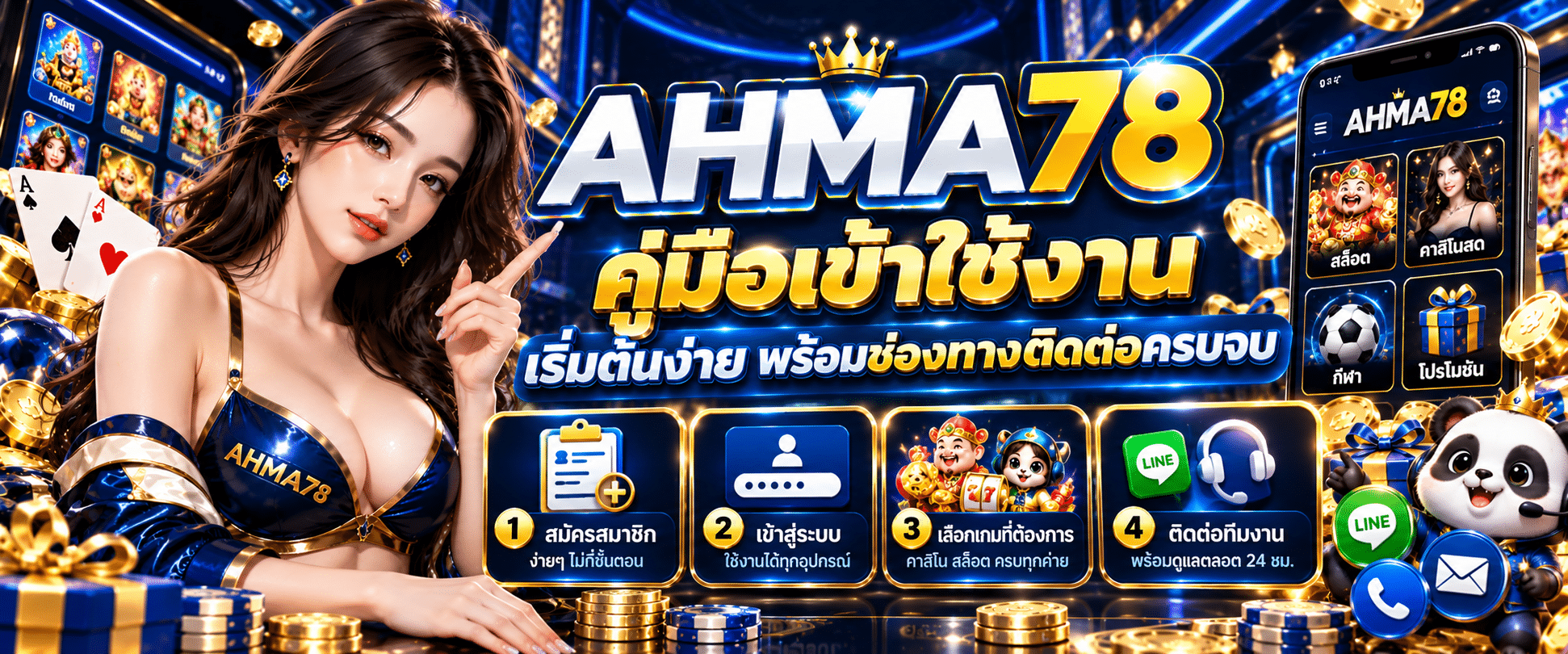 AHMA78 User Guide: Easy to get started, plus comprehensive contact details.